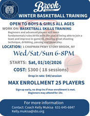 WINTER TRAINING (18 Sessions)