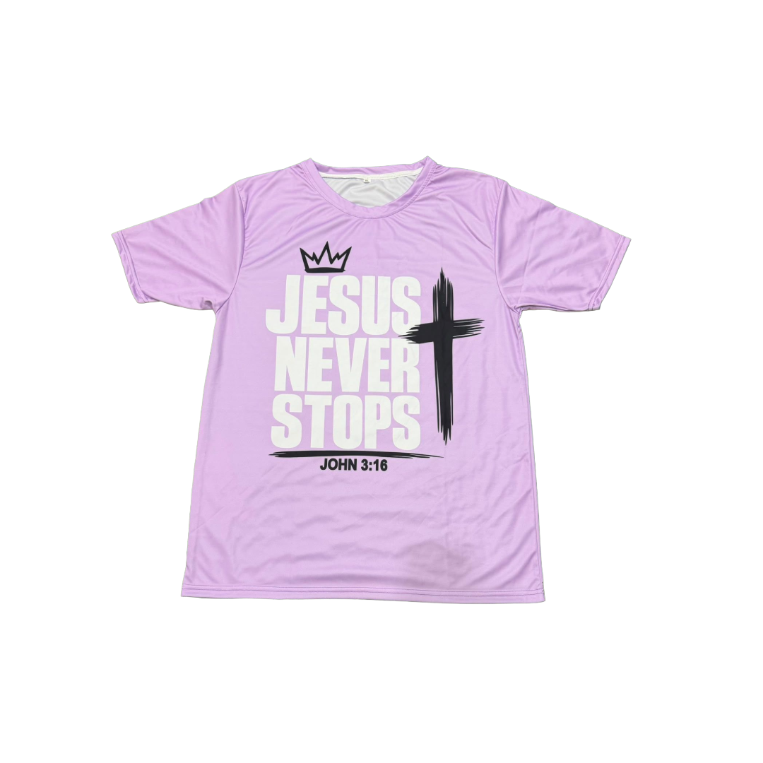 NEW Logo Tee Purple (Dri-FIT)