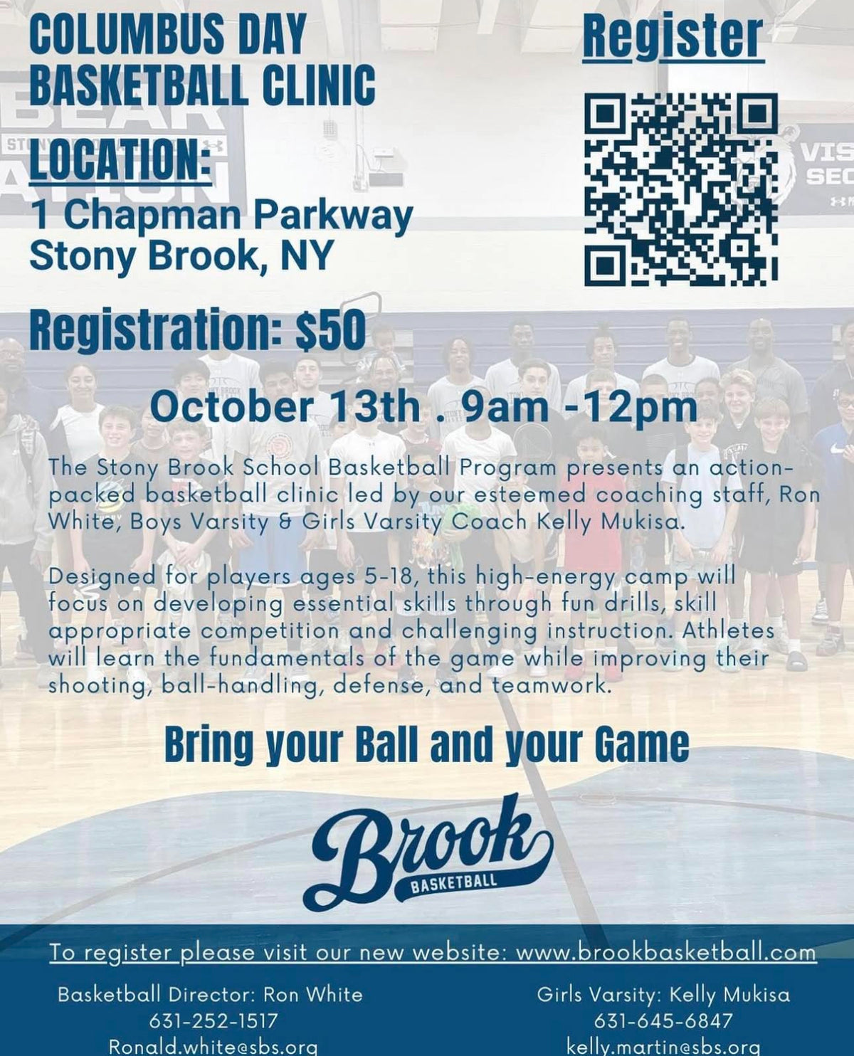 COLUMBUS DAY BASKETBALL CLINIC