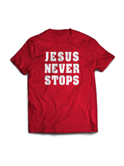 Logo Tee in Maroon